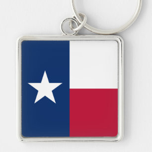 Chaveiro Texas Flag: Longhorns, O Estado das Estrelas do Te