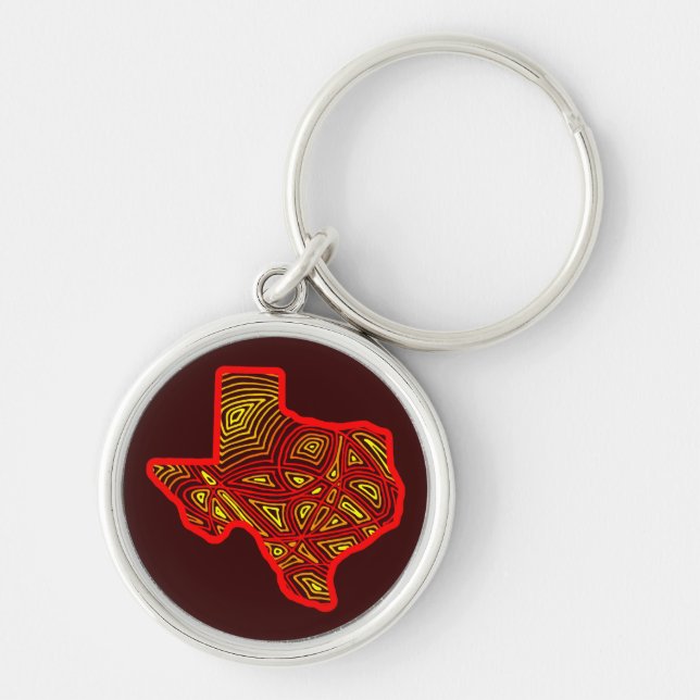 Chaveiro Texas Scribbleprint (Frente)