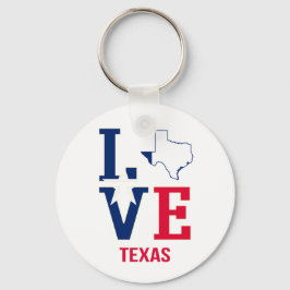 Chaveiro Texas State Love USA