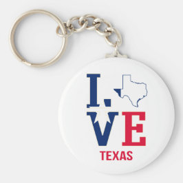Chaveiro Texas State Love USA