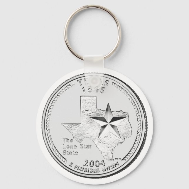 Chaveiro Texas State Quarter (Frente)