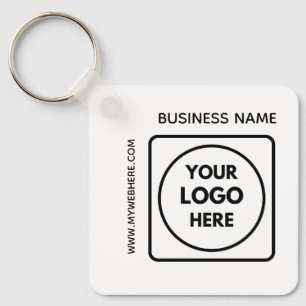 Chaveiro Texto do logotipo do código QR personalizado Pulse