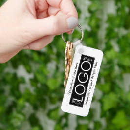 Chaveiro Texto do logotipo profissional de empresa Apresent