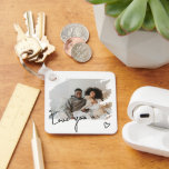 Chaveiro Texto E Foto Personalizadas<br><div class="desc">Modelo de fotos e texto personalizado - Uma ideia de presente de foto de excelente de Ricaso. Adicione suas próprias duas fotografias e mande o texto Perfeito para qualquer um,  incluindo parceiros,  amigos,  avós,  pais e muito mais. Divirta-se e adicione suas próprias 2 fotos e texto</div>