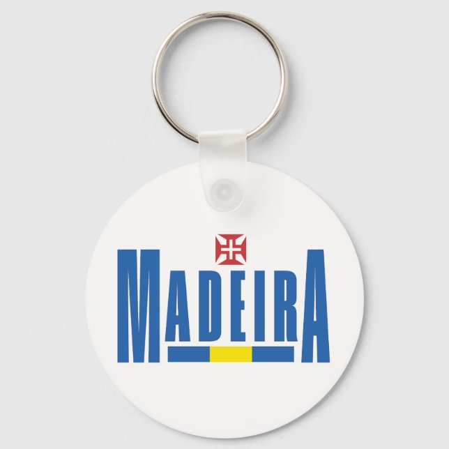 Chaveiro Texto Madeira e Cores de Sinalizador (Frente)