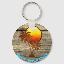 Chaveiro Texto Personalizado - Boas Víblias Apenas Sunset P