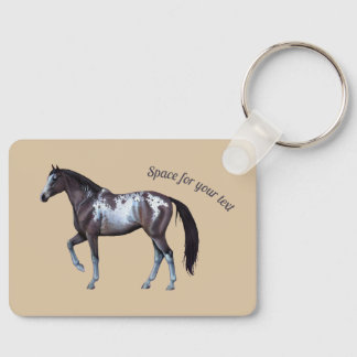 Chaveiro Texto Personalizado | Cavalo Western Appaloosa | c