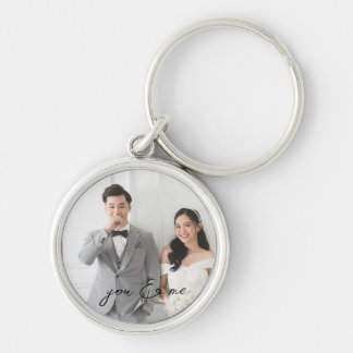 Chaveiro Texto Personalizado de Citação de Amor Simples de