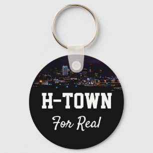 Chaveiro Texto Personalizado H Town Para O Centro Real Hous