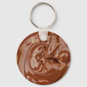 Chaveiro Textura de chocolate derretido