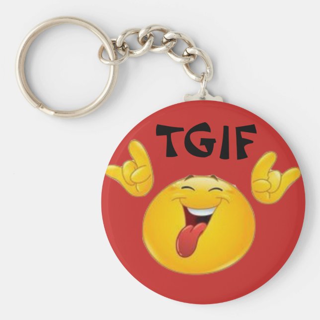 Chaveiro TGIF Emojis (Frente)