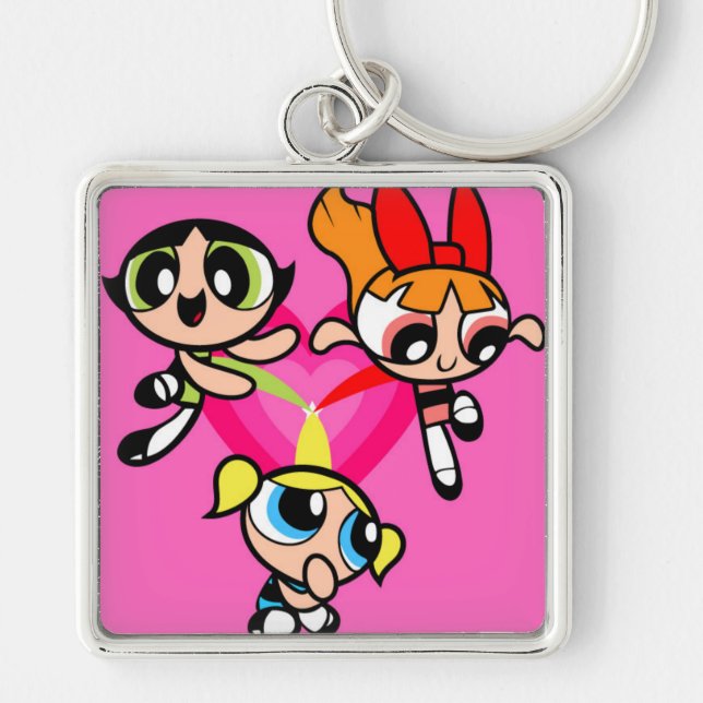 Chaveiro The powerpuff girls keychains (Frente)