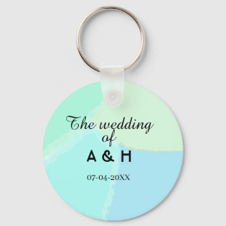 Chaveiro The wedding of add couple name initial letter date