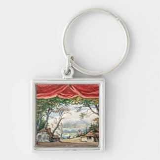 CHAVEIRO THEATRE BACKDROP DECOR, BALLET RUSES GISELLE CARD