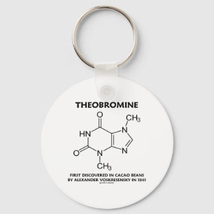 Chaveiro Theobromine descoberto primeiramente nos feijões