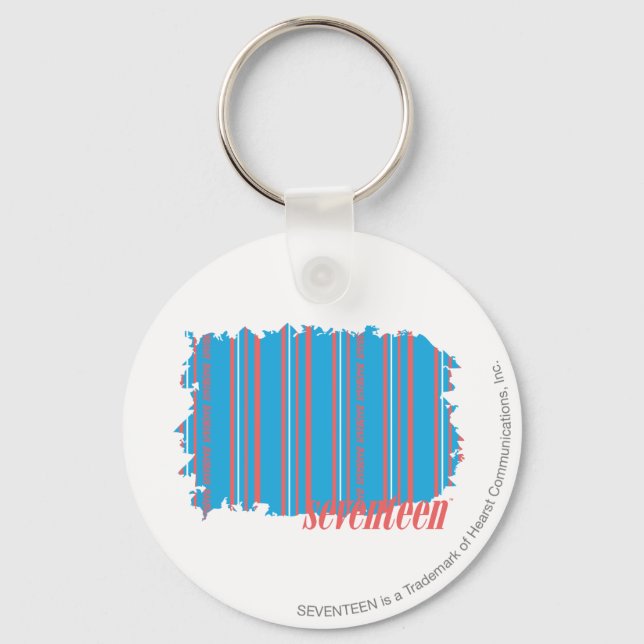 Chaveiro Thin Stripes Aqua 4 (Frente)