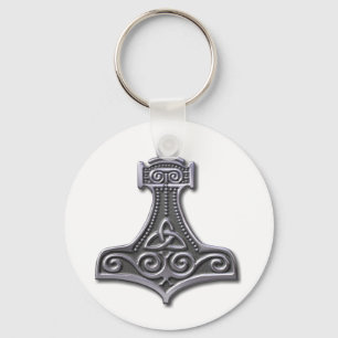 Chaveiro Thor's Hammer-prata