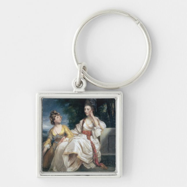 Chaveiro Thrale e sua filha Hester 1777-78 (Frente)