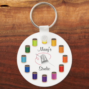 Chaveiro Threads, Agulhas e fios de costura