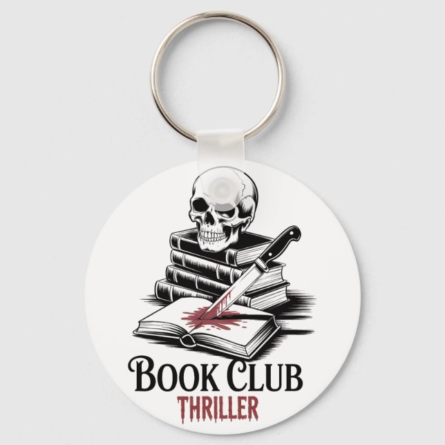 Chaveiro Thriller de Clube do Livro (Frente)