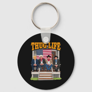 Chaveiro Thug Life Trump Vance Kennedy Elon Shirt