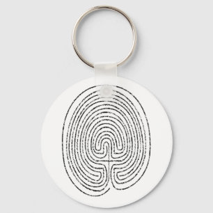 Chaveiro Thumbprint Labyrinth