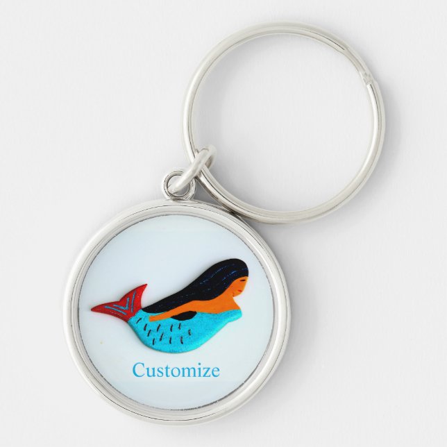 Chaveiro Thunder_Cove da sereia azul (Frente)