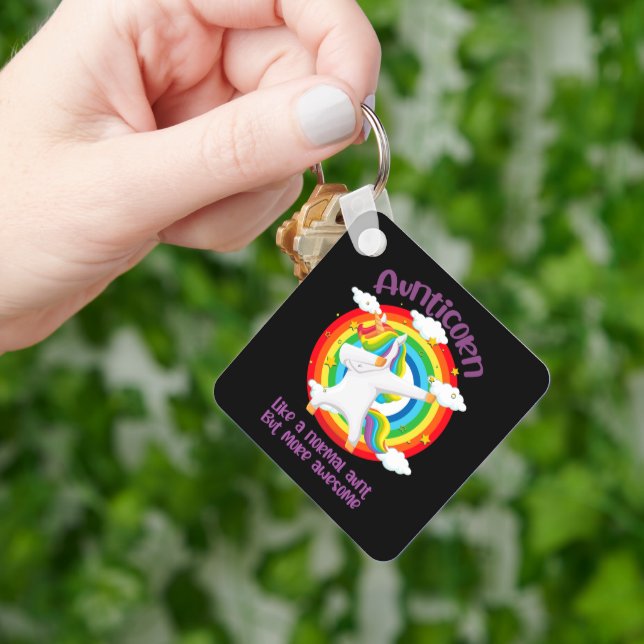 Chaveiro Tia Como Uma Tia Normal Mas Mais Incrível (Mão)