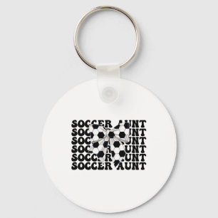 Chaveiro Tia de Futebol Tia de Futebol Coquette Bow 