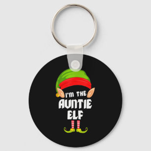 Chaveiro Tia Elfa Divertida Pijama Combinando Grupo Familia