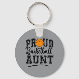 Chaveiro Tia Orgulhosa De Basquete Tia De Um Jogador De Bas