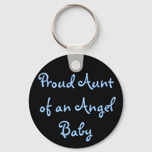 Chaveiro Tia orgulhosa de um bebê do anjo