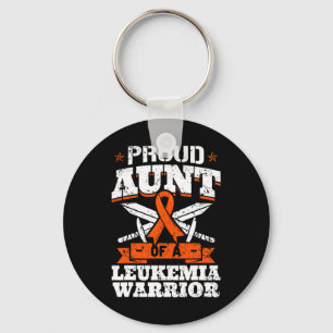 Chaveiro Tia Orgulhosa De Um Guerreiro De Leucemia Tia Conh