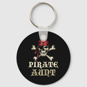 Chaveiro Tia Pirata Caveira Correspondendo Vovó Halloween C