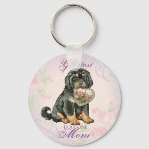 Chaveiro Tibetan Mastiff Heart Mãe