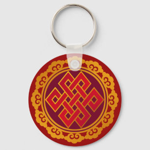 Chaveiro Tibetano - Karma Buddhism Eternal Knot