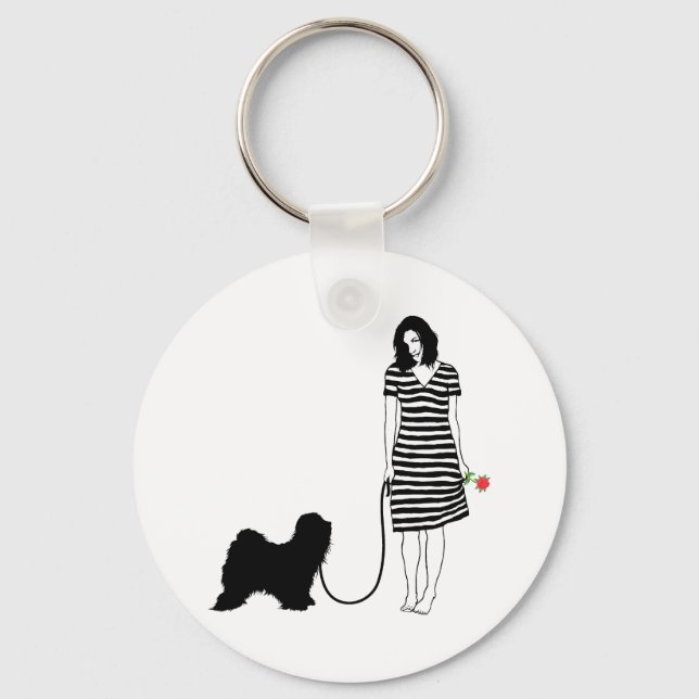 Chaveiro Tibetano Terrier (Frente)