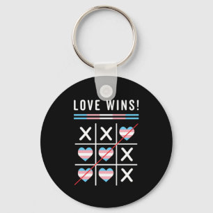 Chaveiro Tic Tac Toe Love ganha Orgulho de Transgênero LGBT
