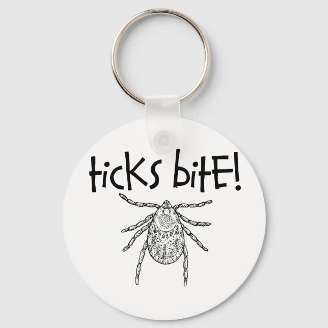 Chaveiro Ticks Bite! (Frente)