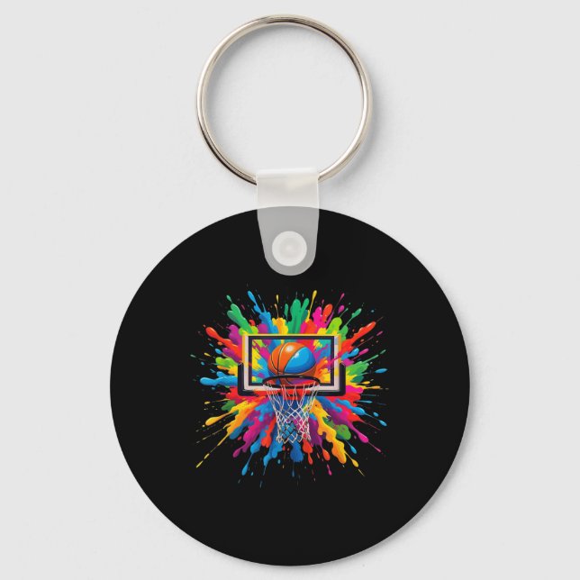 Chaveiro Tie Dye Hoop Net Slam Dunk Spl (Frente)