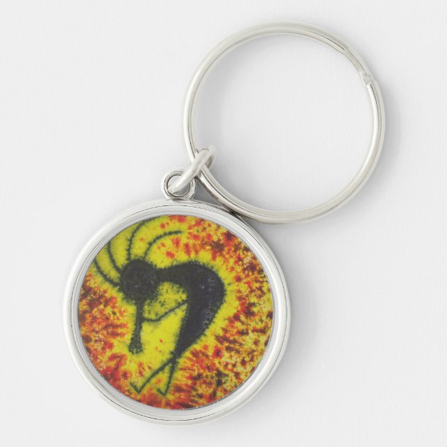 Chaveiro Tie Dye Kokopelli Key Chain (Frente)