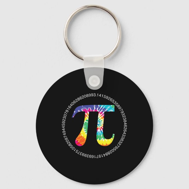 Chaveiro Tie Dye Pi Day T Shirt Physics Math Teacher Engine (Frente)