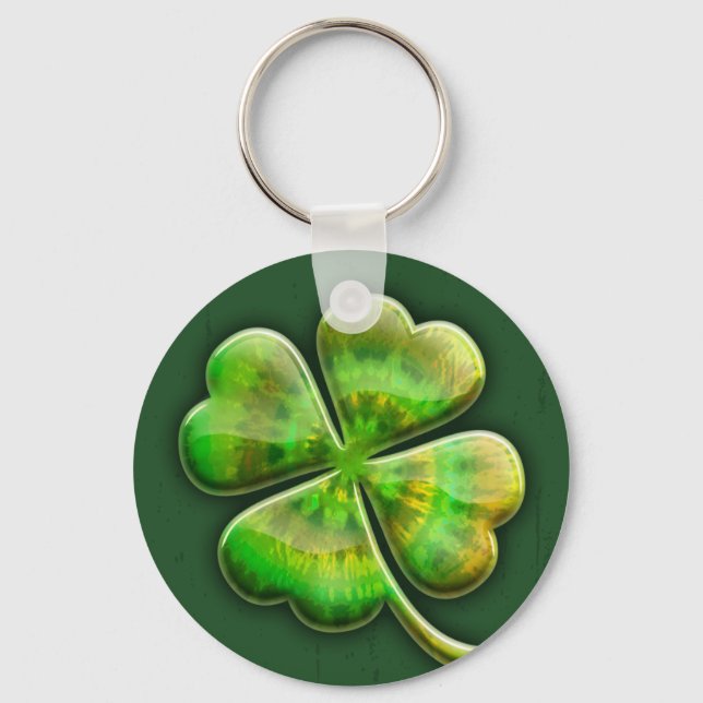 Chaveiro Tie-Dye Shamrock II (Frente)