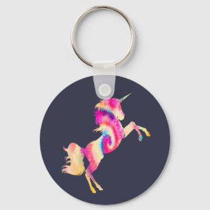 Chaveiro Tie Dye Unicorn