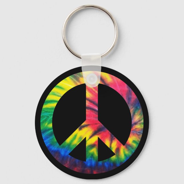 Chaveiro Tie Dyed Peace (Frente)
