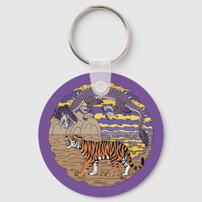 Chaveiro Tiger e Dragon (Frente)