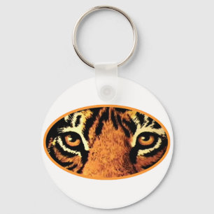 Chaveiro Tiger Eyes Orange The MUSEUM Zazzle Gifts