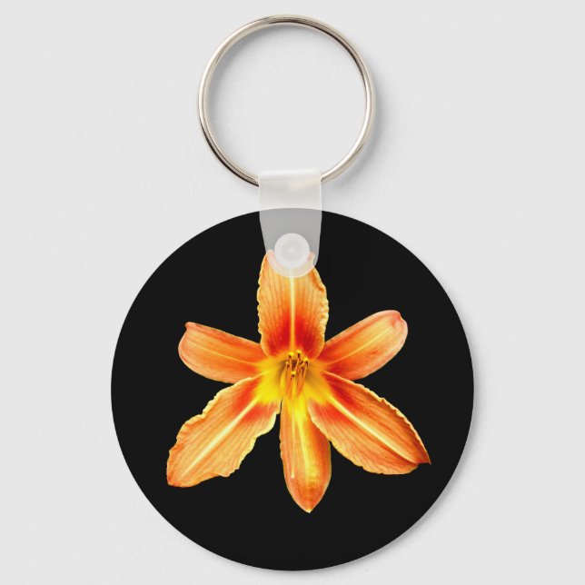 Chaveiro Tiger Laranja - Lily Key Ring (Frente)