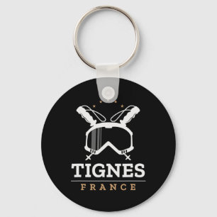 Chaveiro Tignes France Ski Resort Vintage Skiing Snowboardi