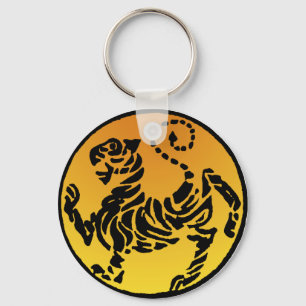 Chaveiro Tigre de Shotokan - ouro